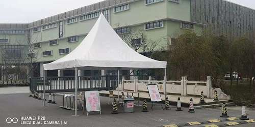 靈通篷房公司有三米到五米防疫.篷房、安檢篷房現(xiàn)貨